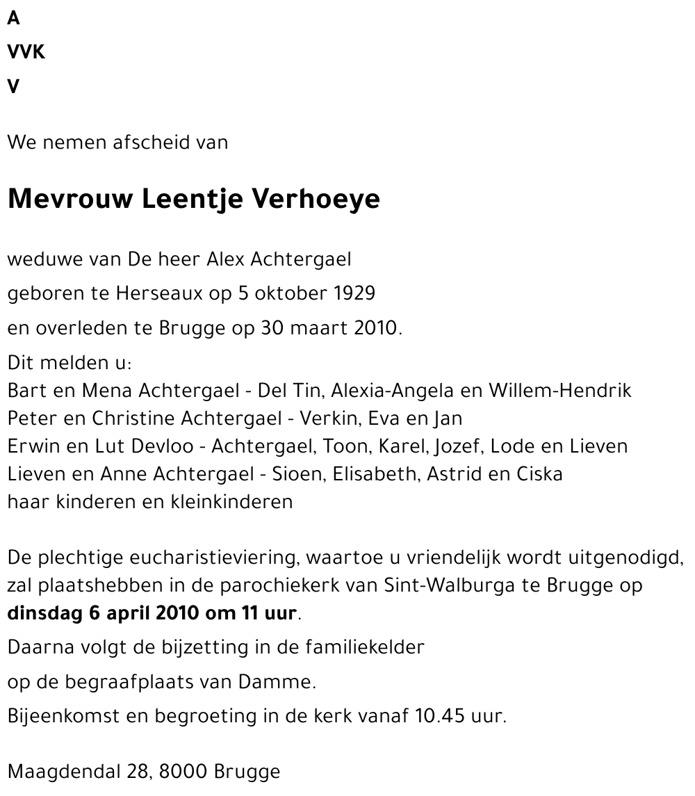 Leentje Verhoeye