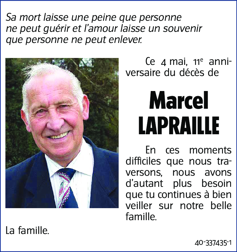 Marcel LAPRAILLE