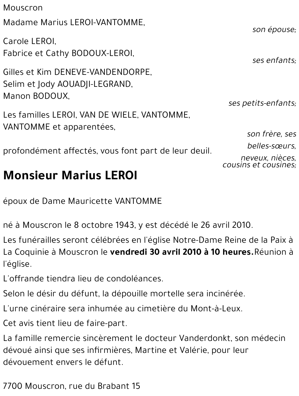 Marius LEROI