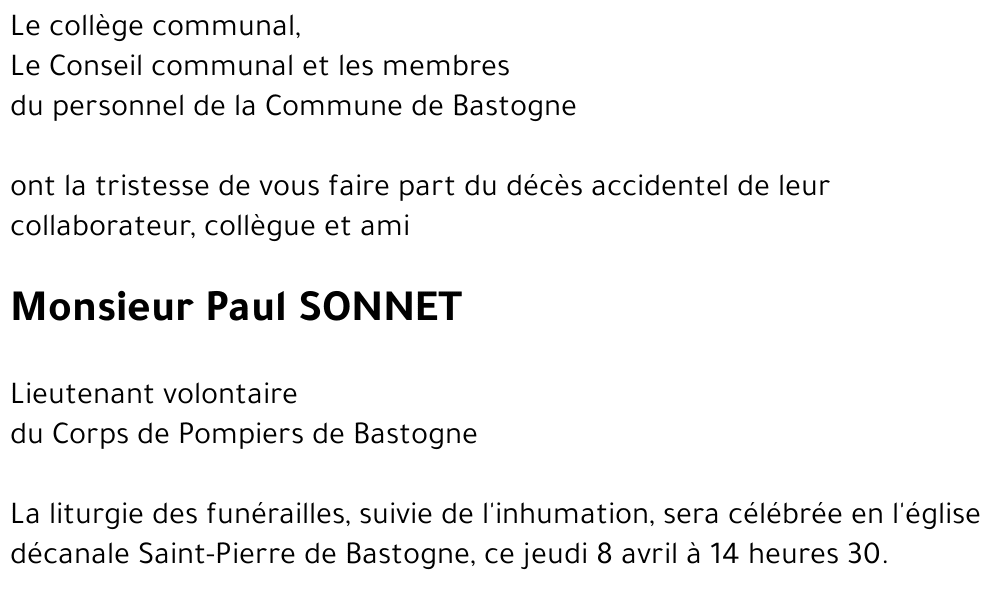 Paul SONNET
