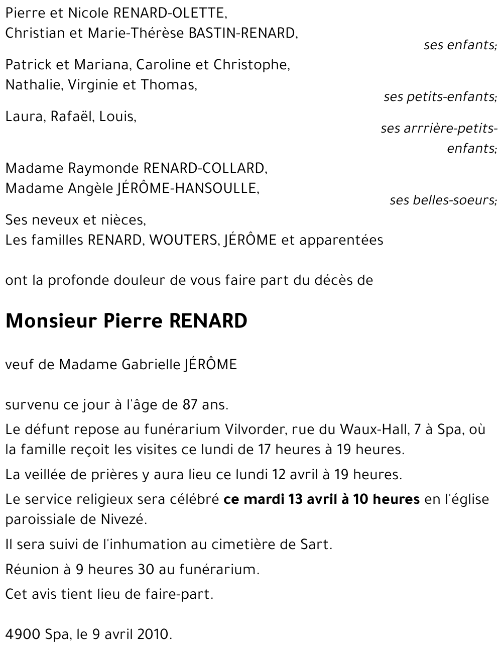 Pierre RENARD