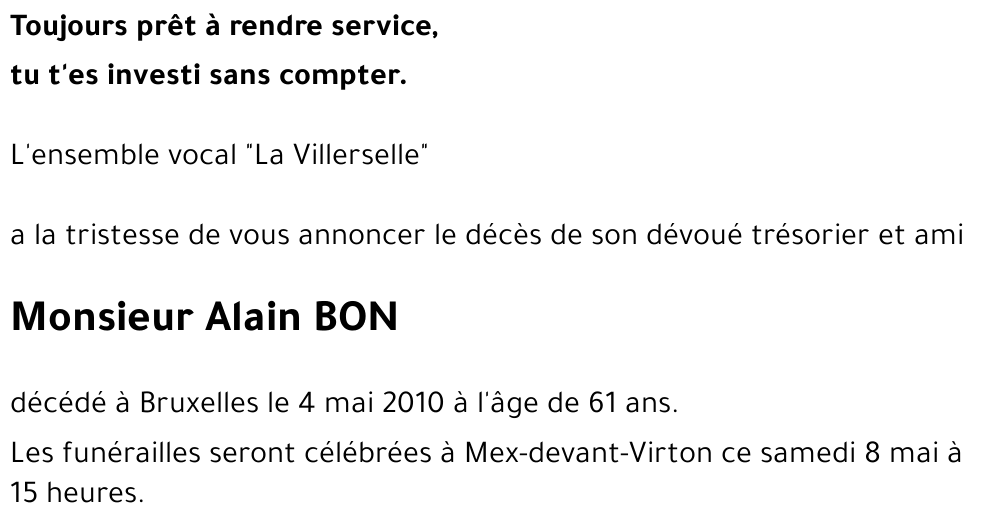 Alain BON