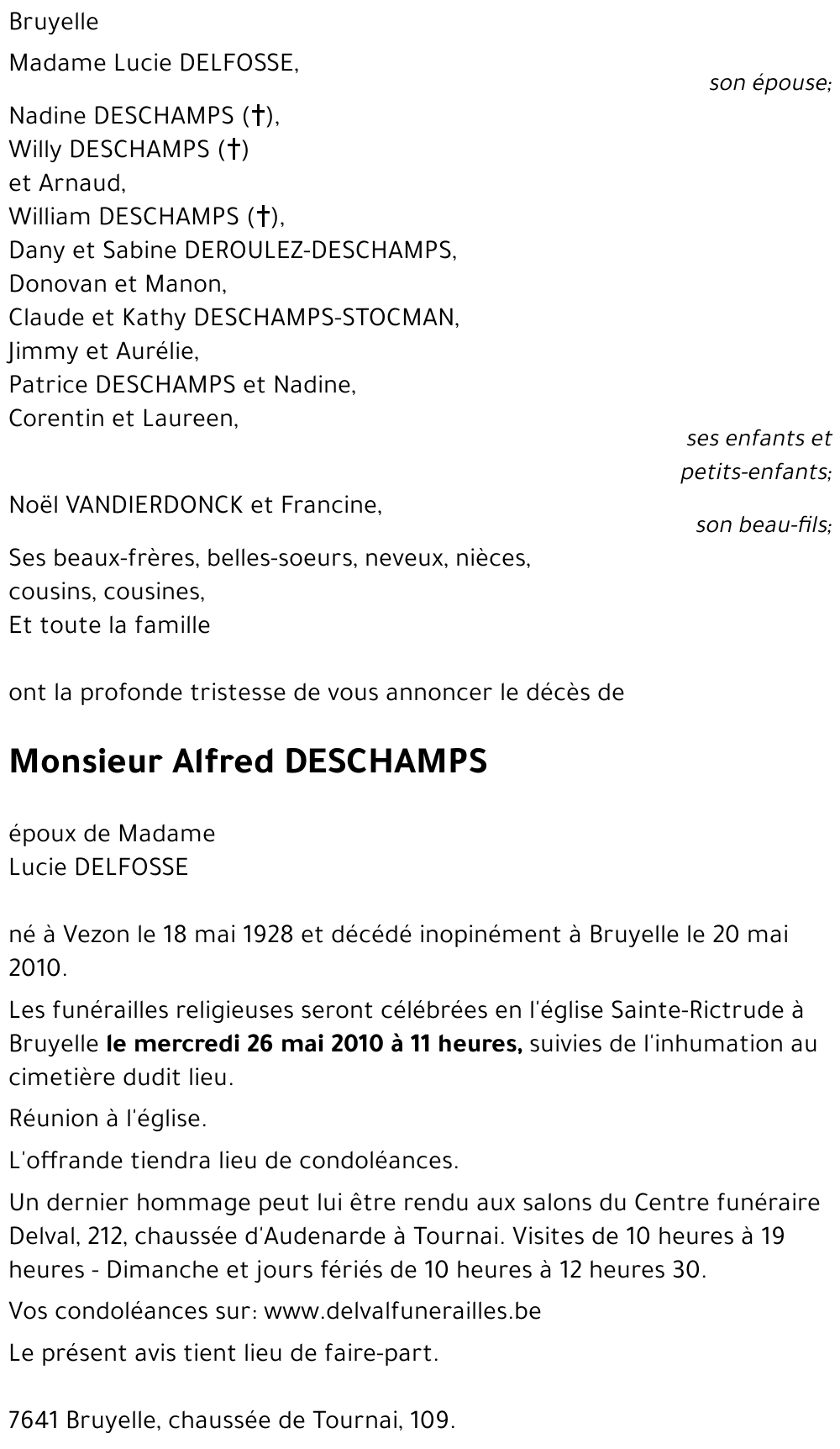Alfred DESCHAMPS