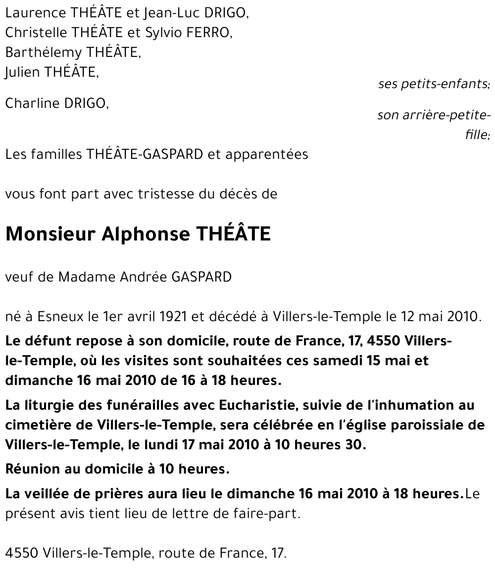 Alphonse THEATE