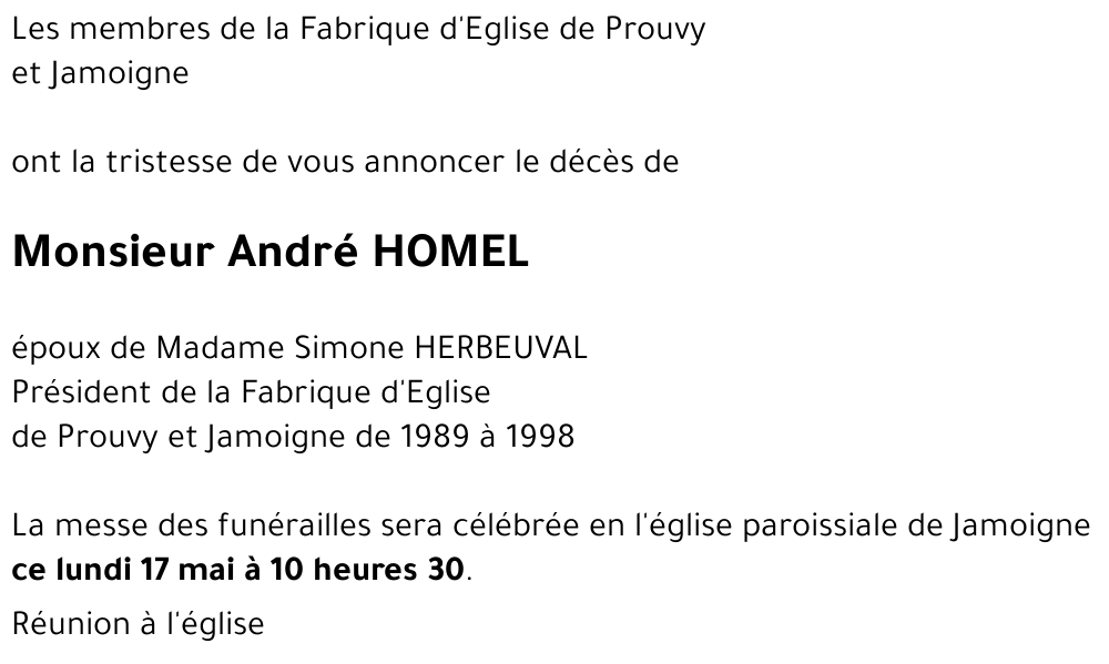 André HOMEL