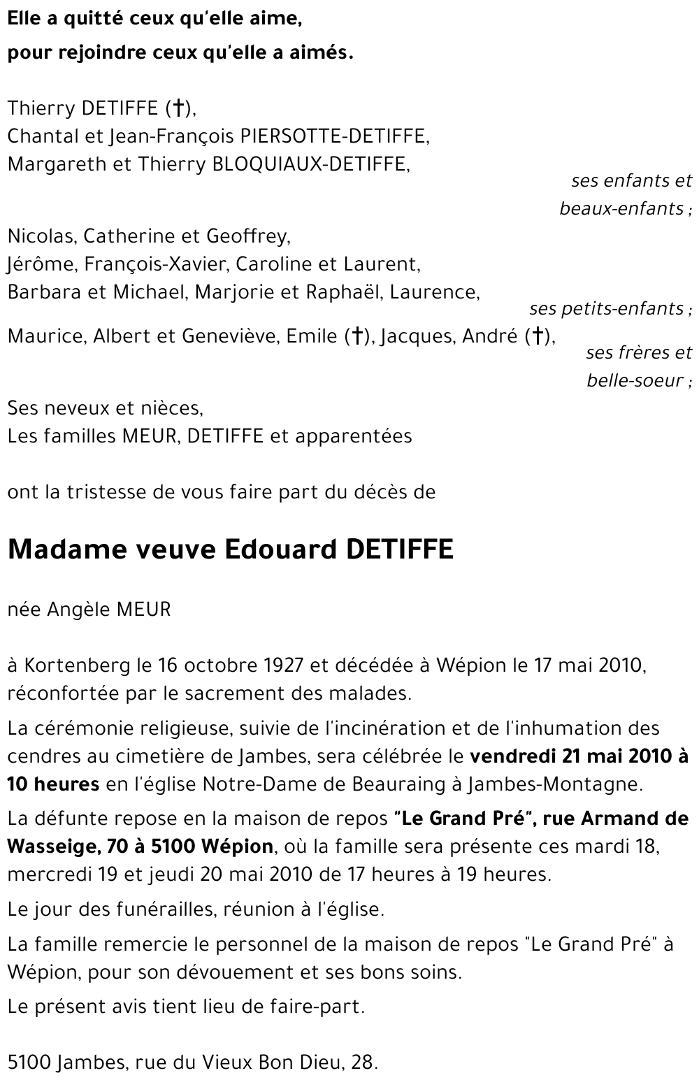 Angele MEUR