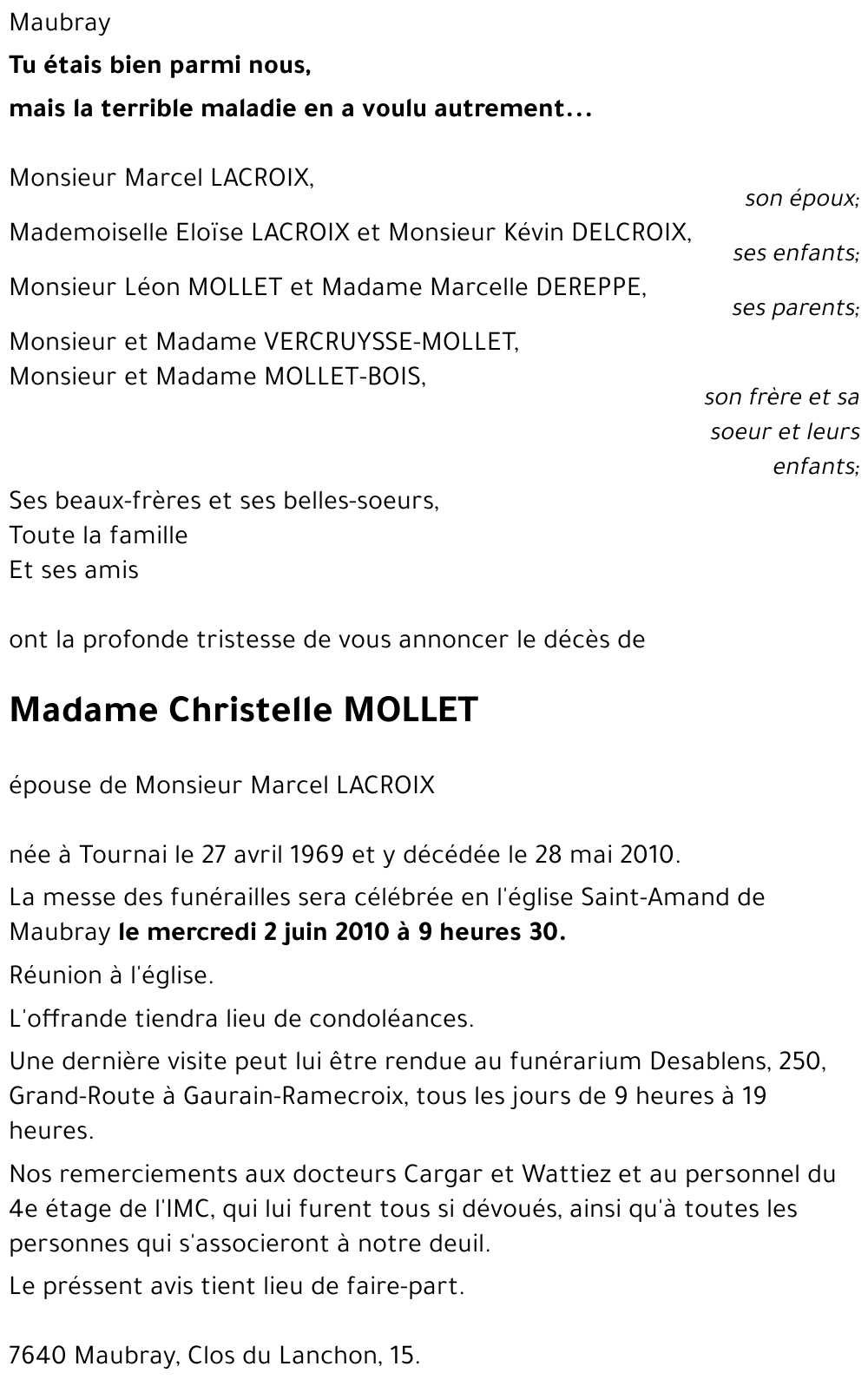 Christelle MOLLET