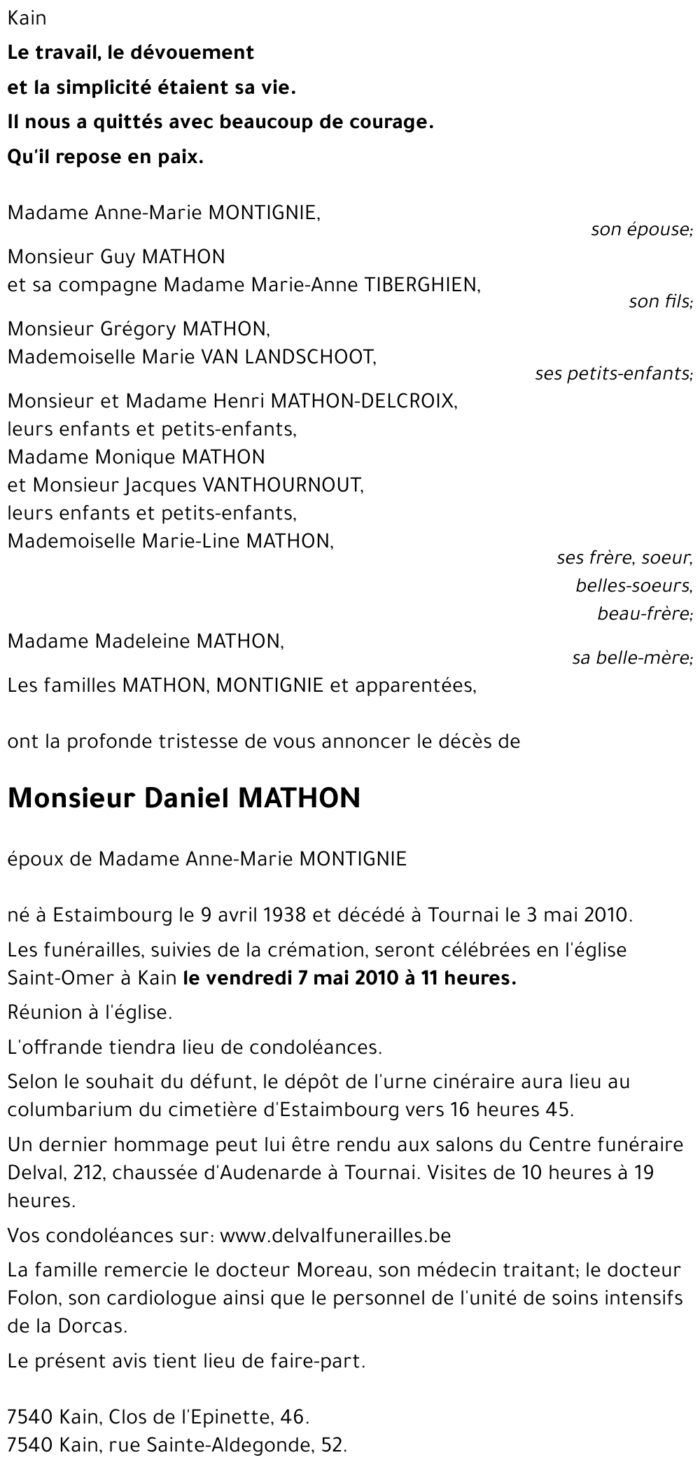 Daniel MATHON