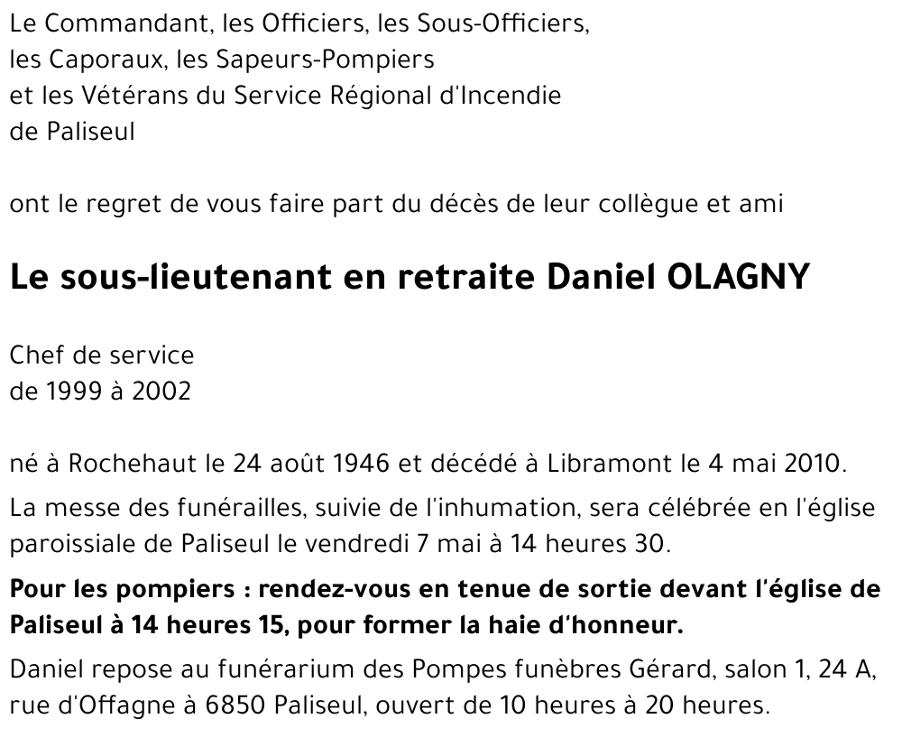 Daniel OLAGNY