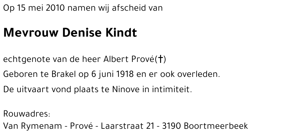Denise Kindt