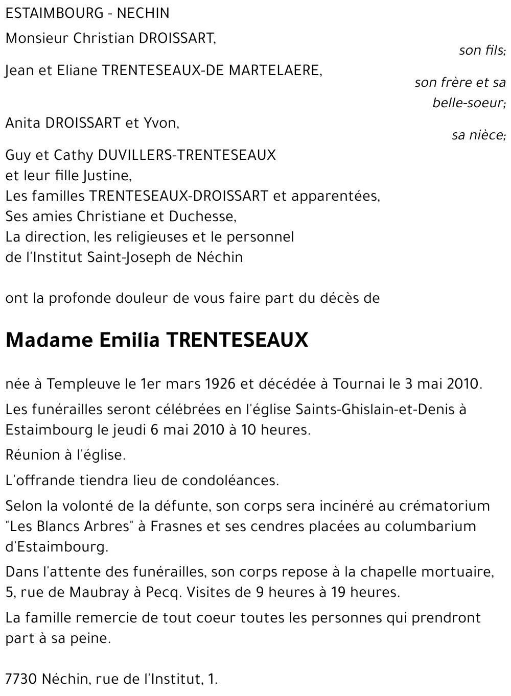 Emilia TRENTESEAUX