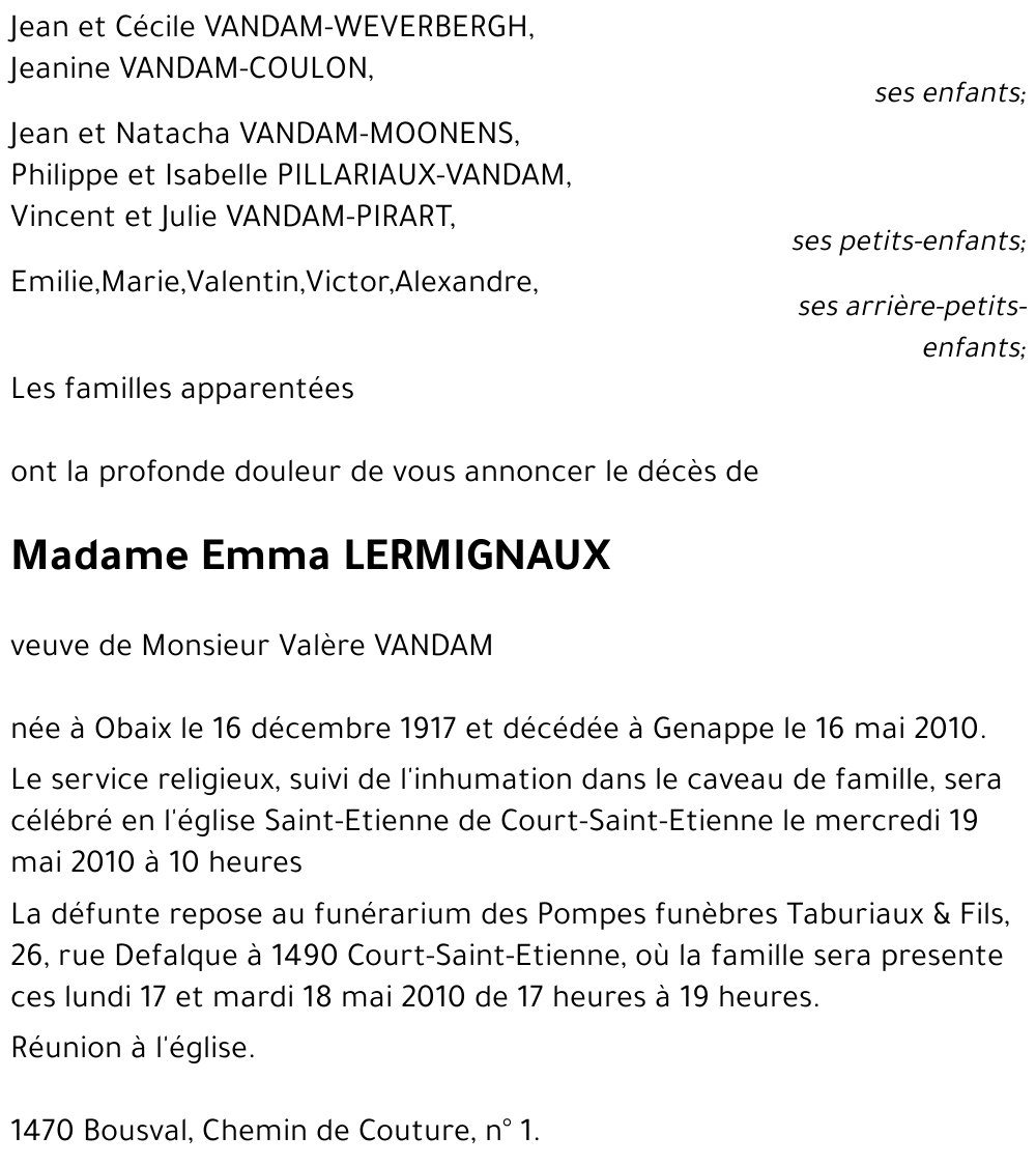 EMMA LERMIGNAUX