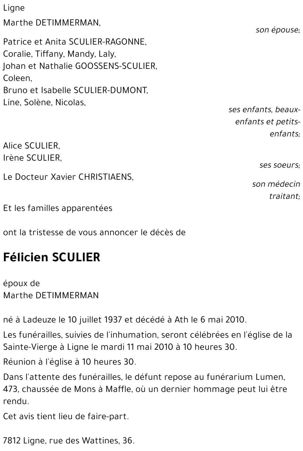 Félicien SCULIER