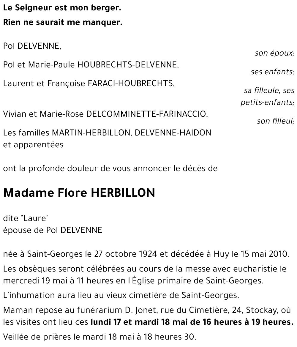 Flore HERBILLON
