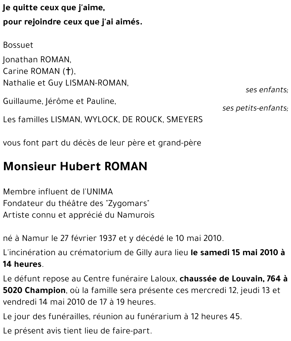 Hubert ROMAN
