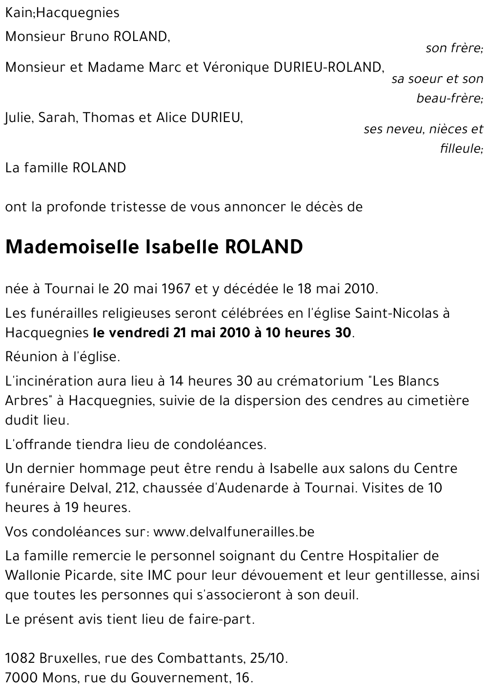 Isabelle ROLAND