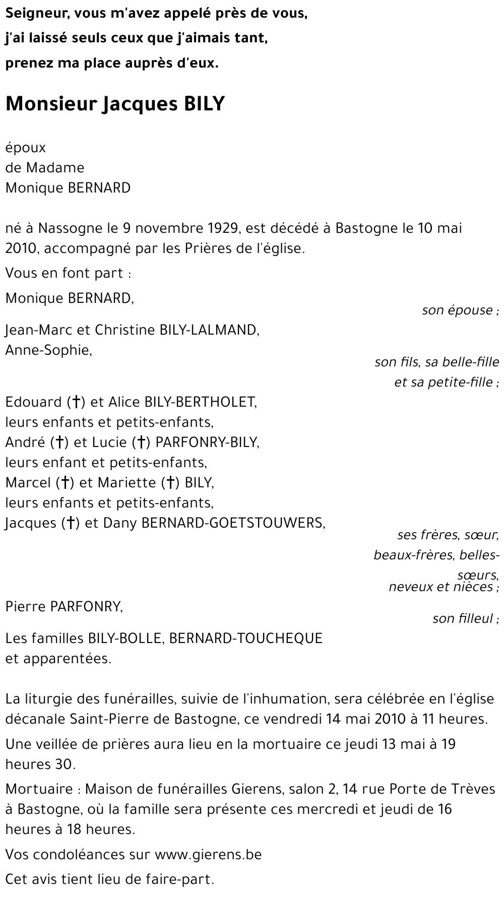 Jacques BILY