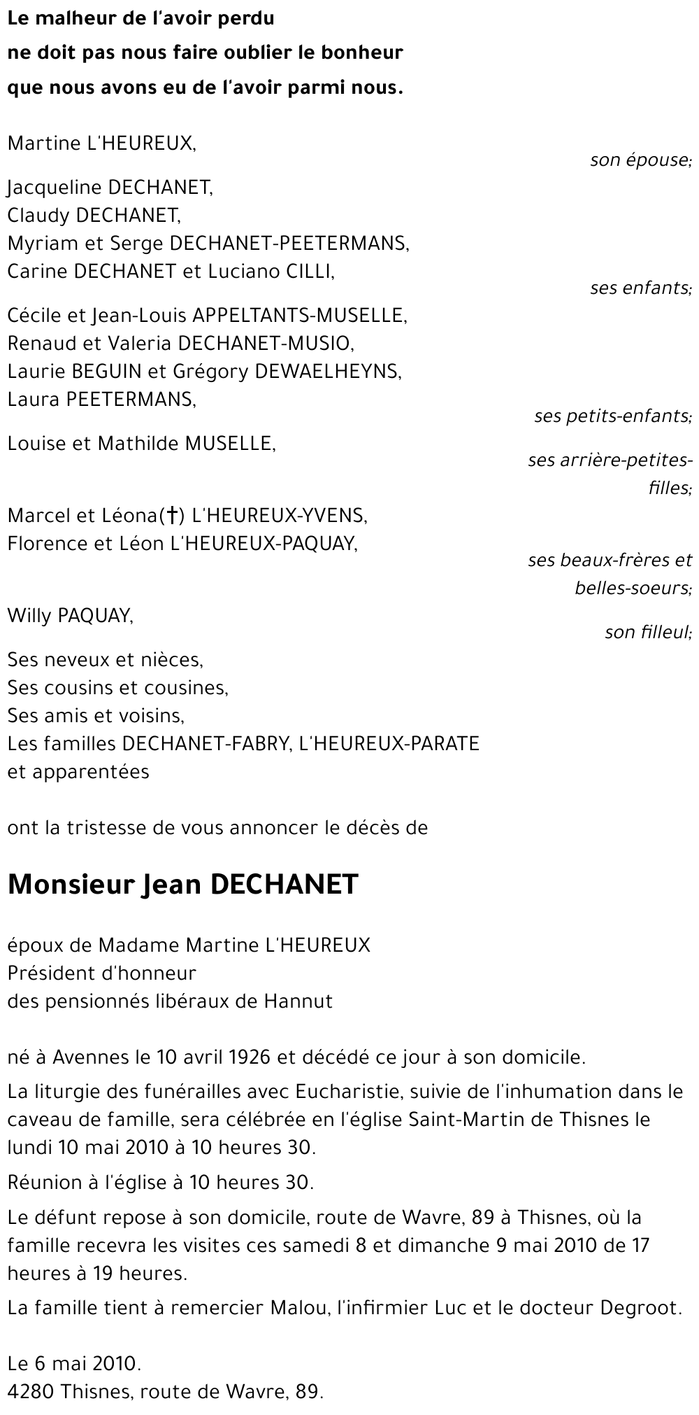 Jean Dechanet
