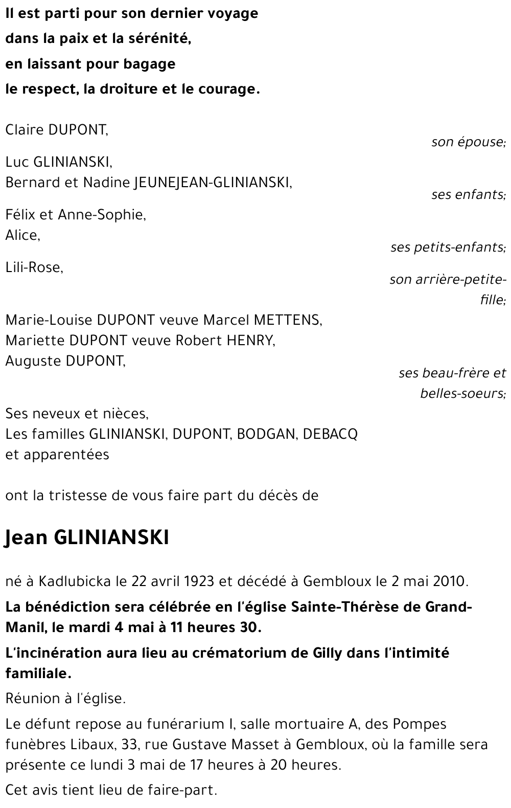 Jean GLINIANSKI