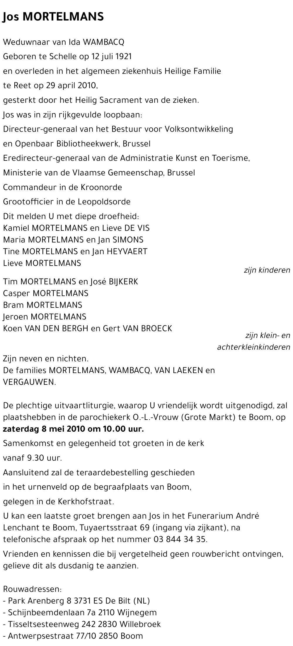 Jos MORTELMANS