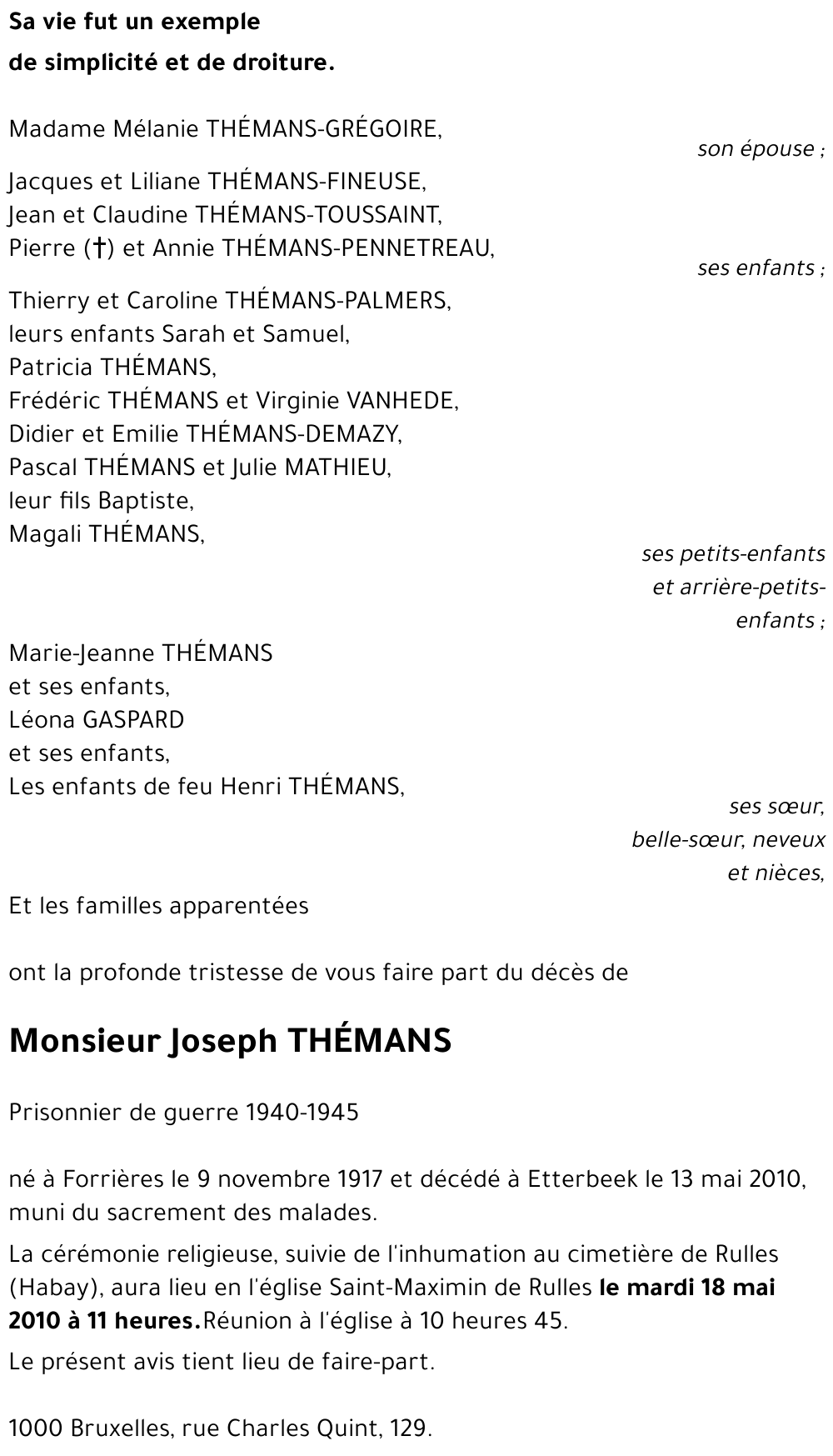 Joseph THEMANS
