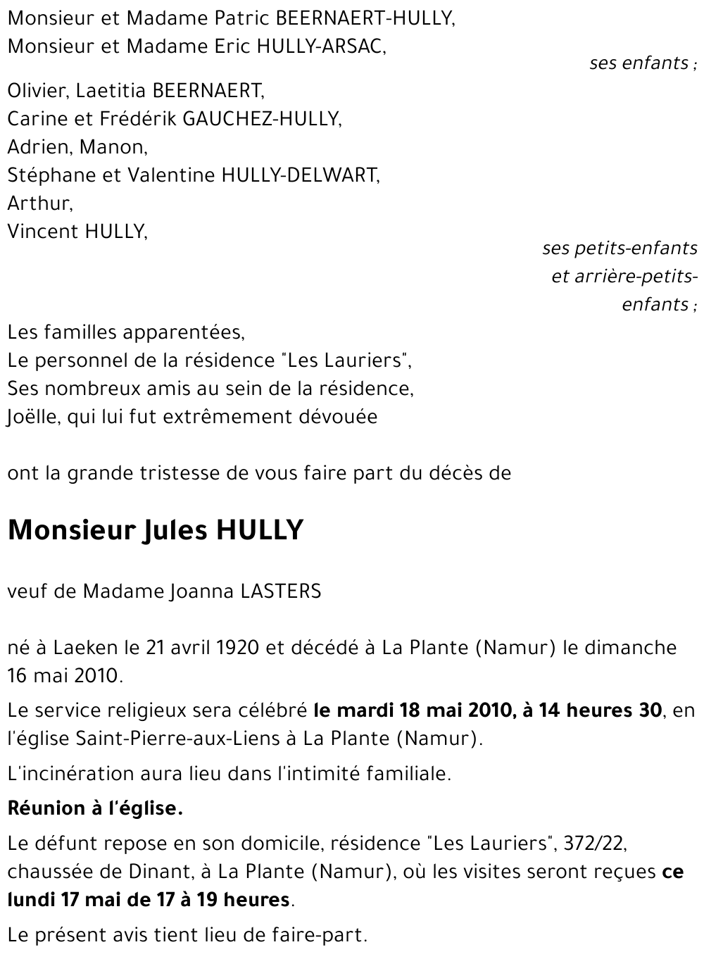 Jules HULLY