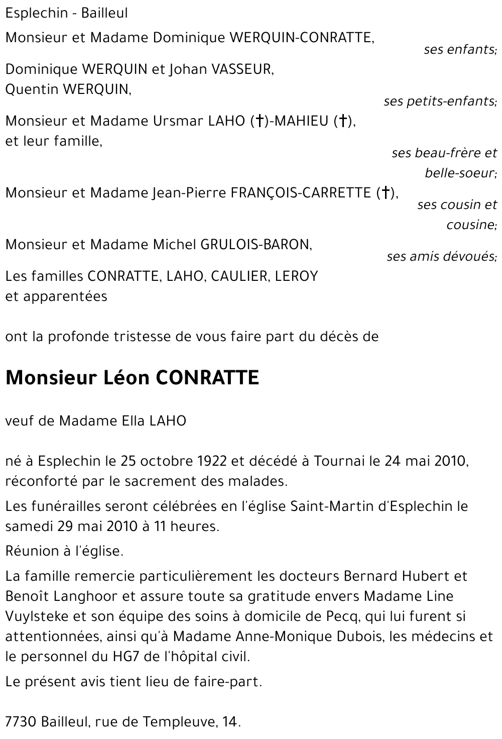 Léon CONRATTE