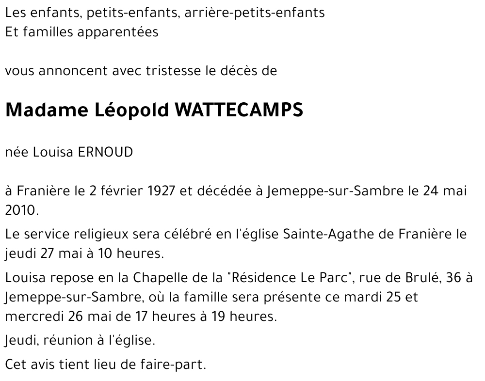 Léopold WATTECAMPS