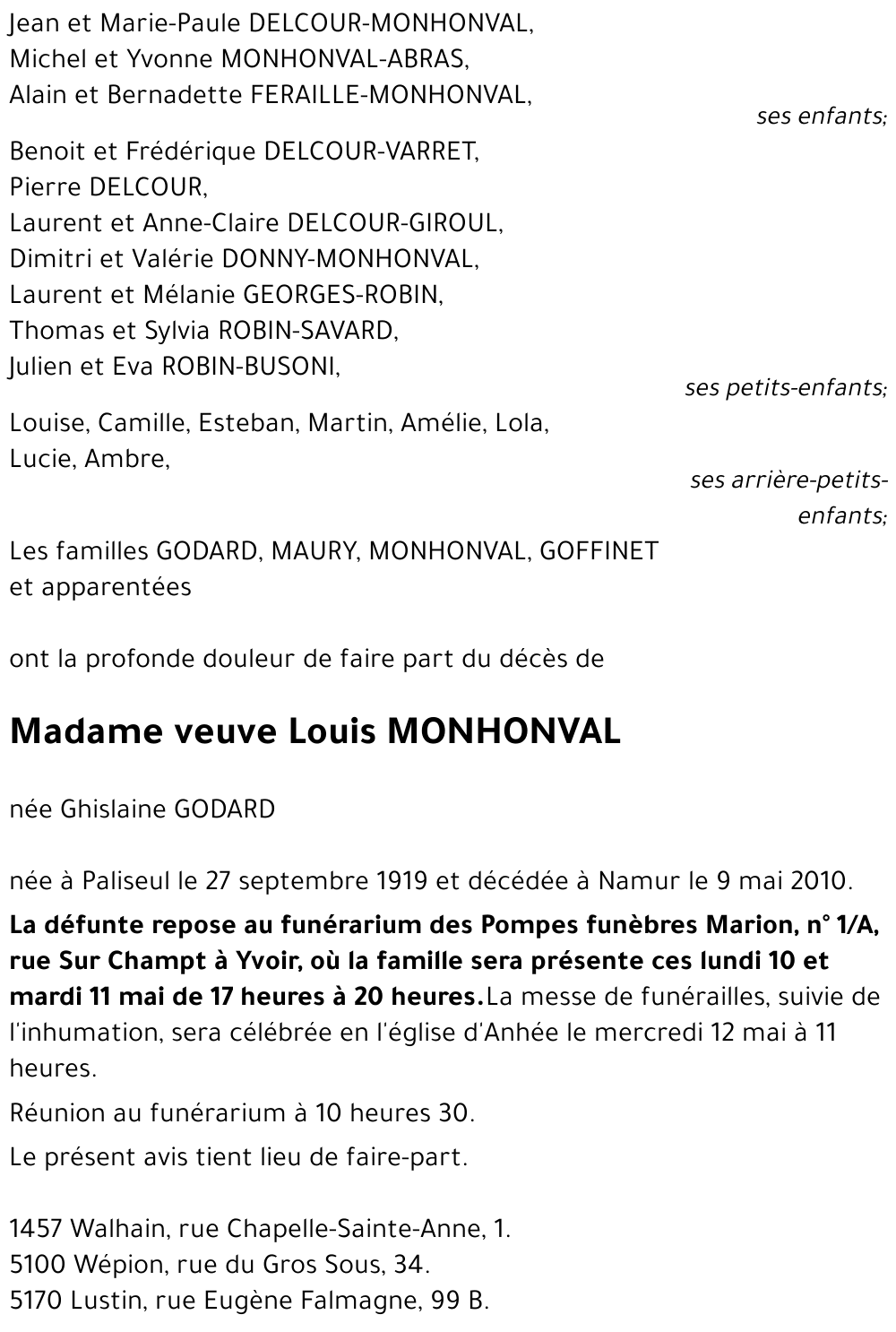 Louis MONHONVAL