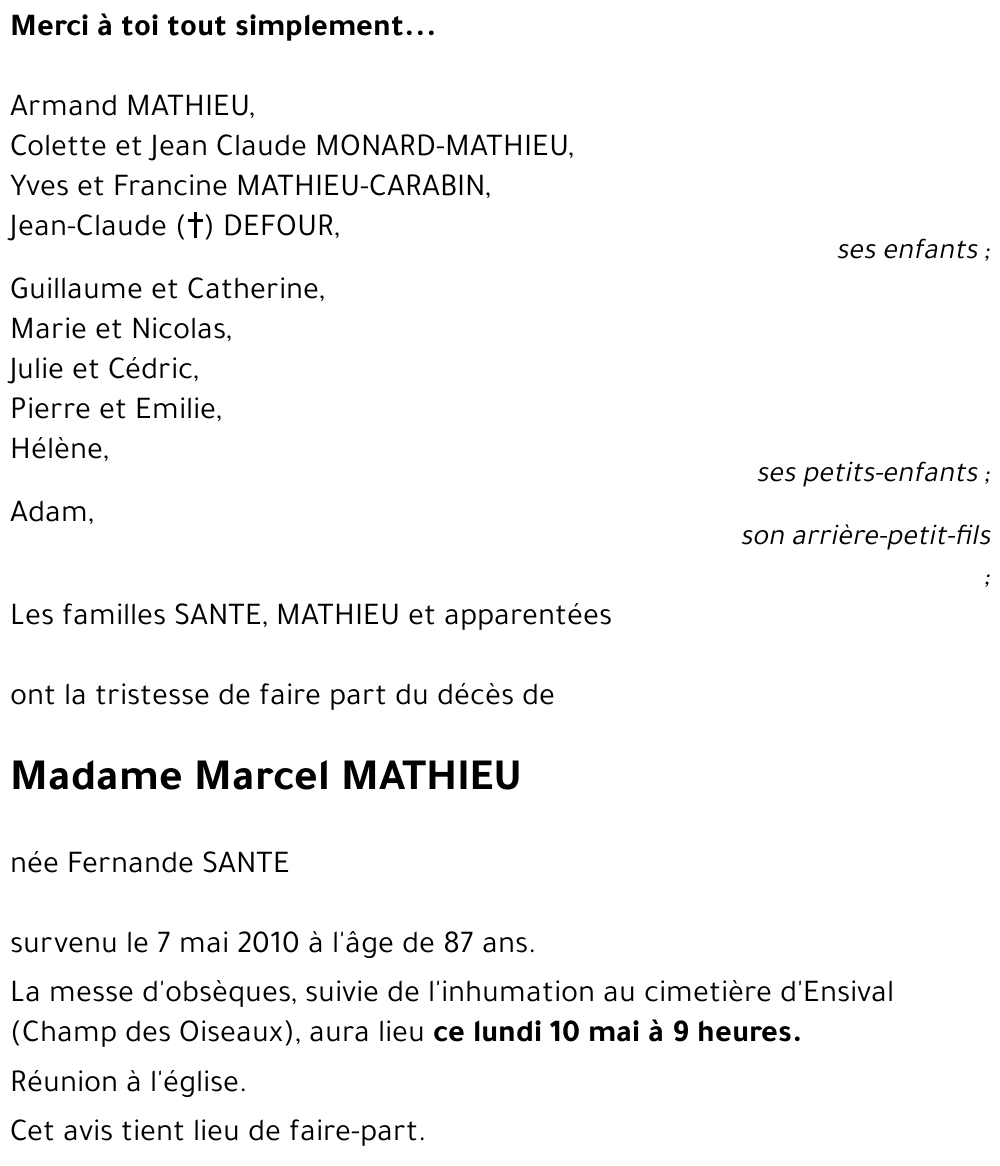 Marcel MATHIEU