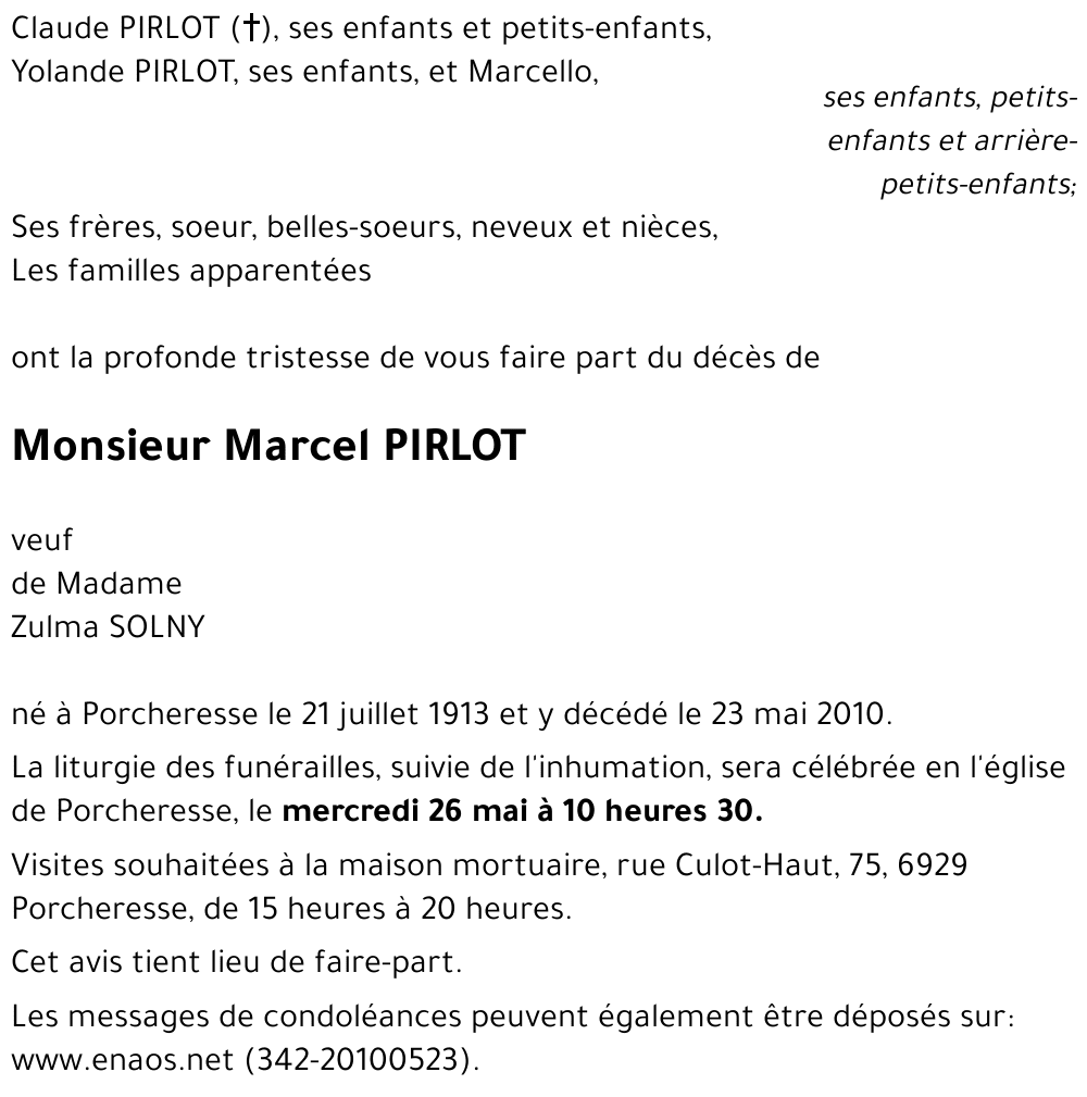 Marcel PIRLOT