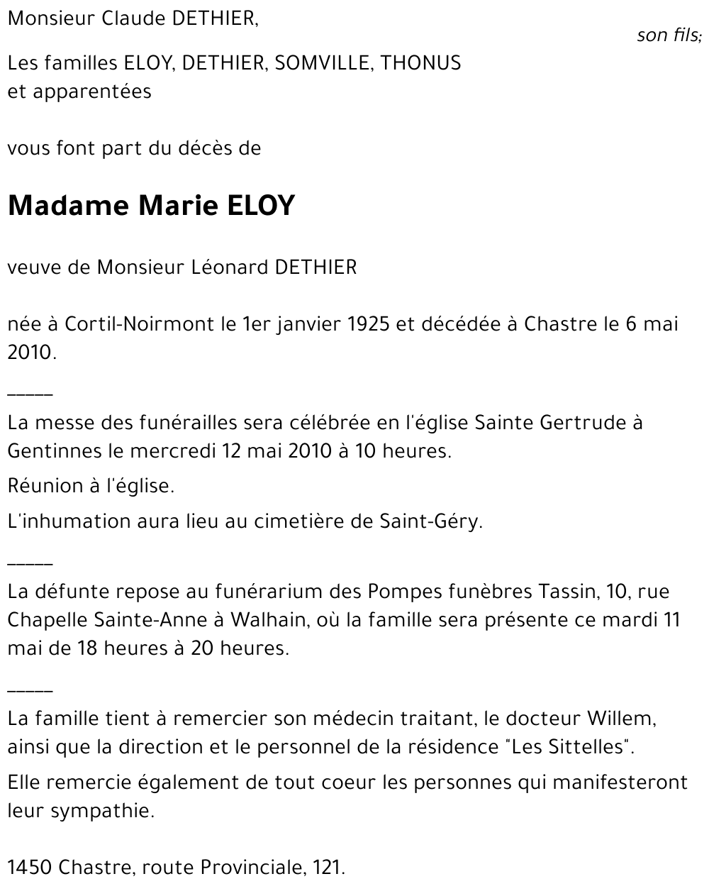 Marie ELOY