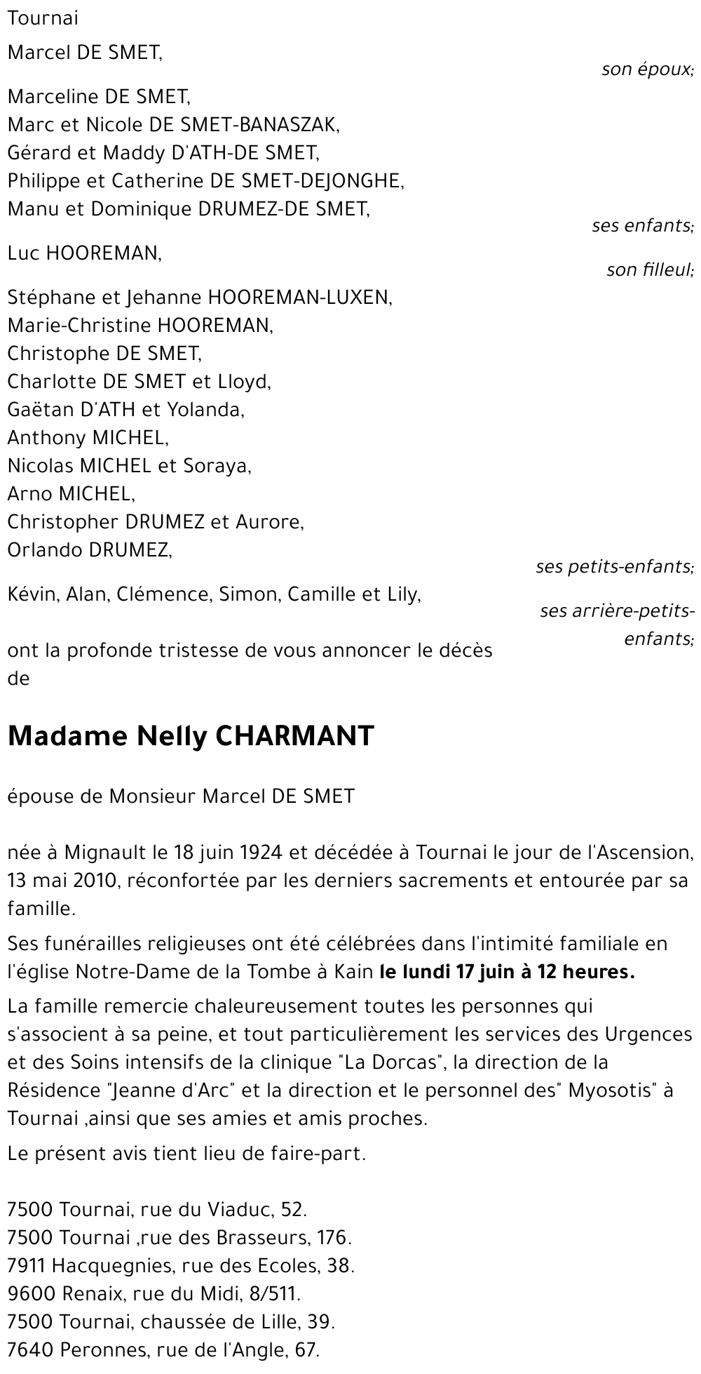 Nelly CHARMANT