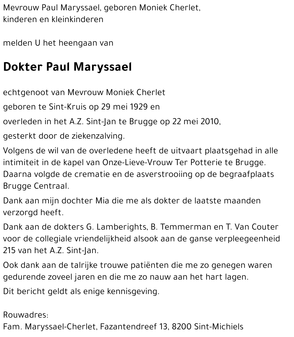 Paul Maryssael