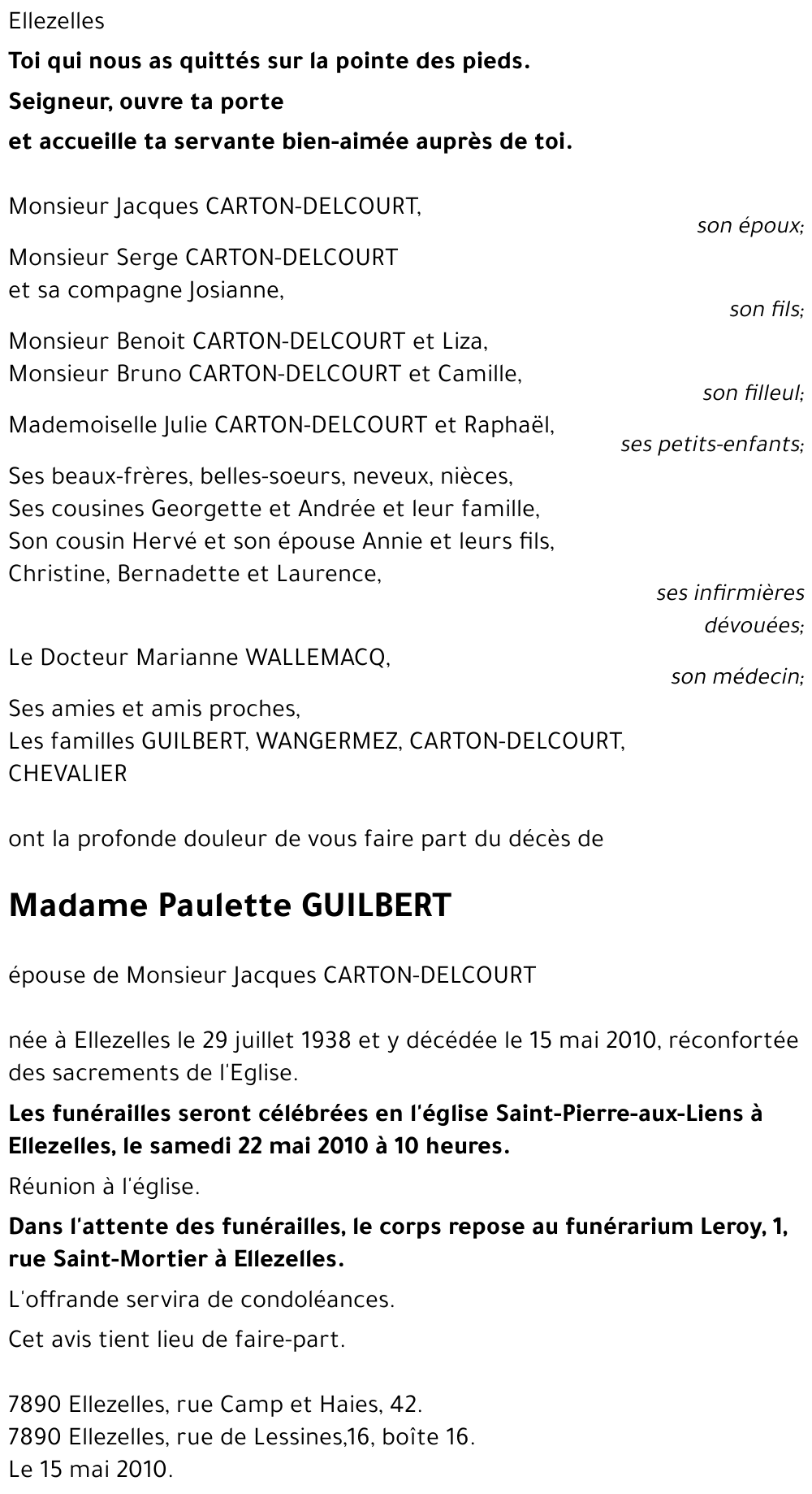 Paulette GUILBERT