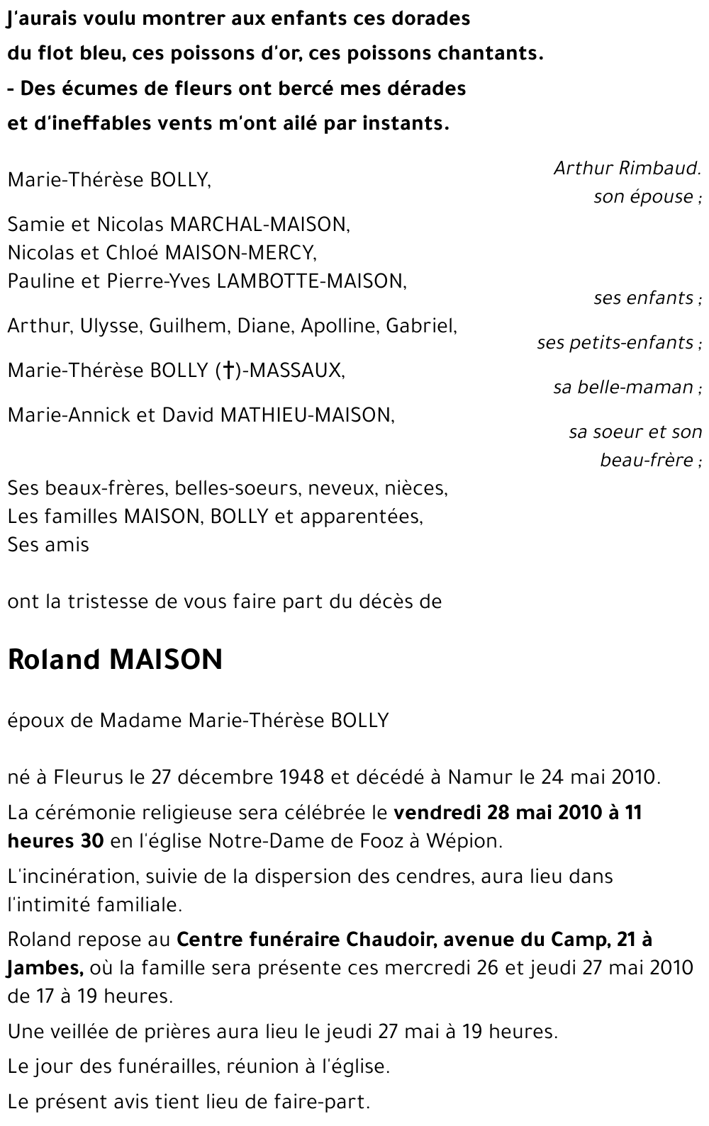 Roland MAISON