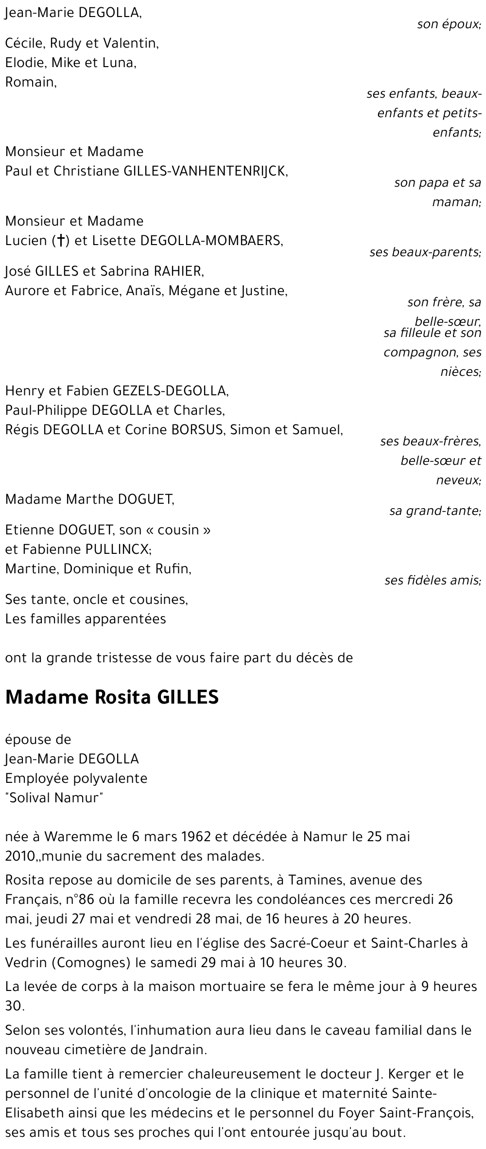 Rosita GILLES