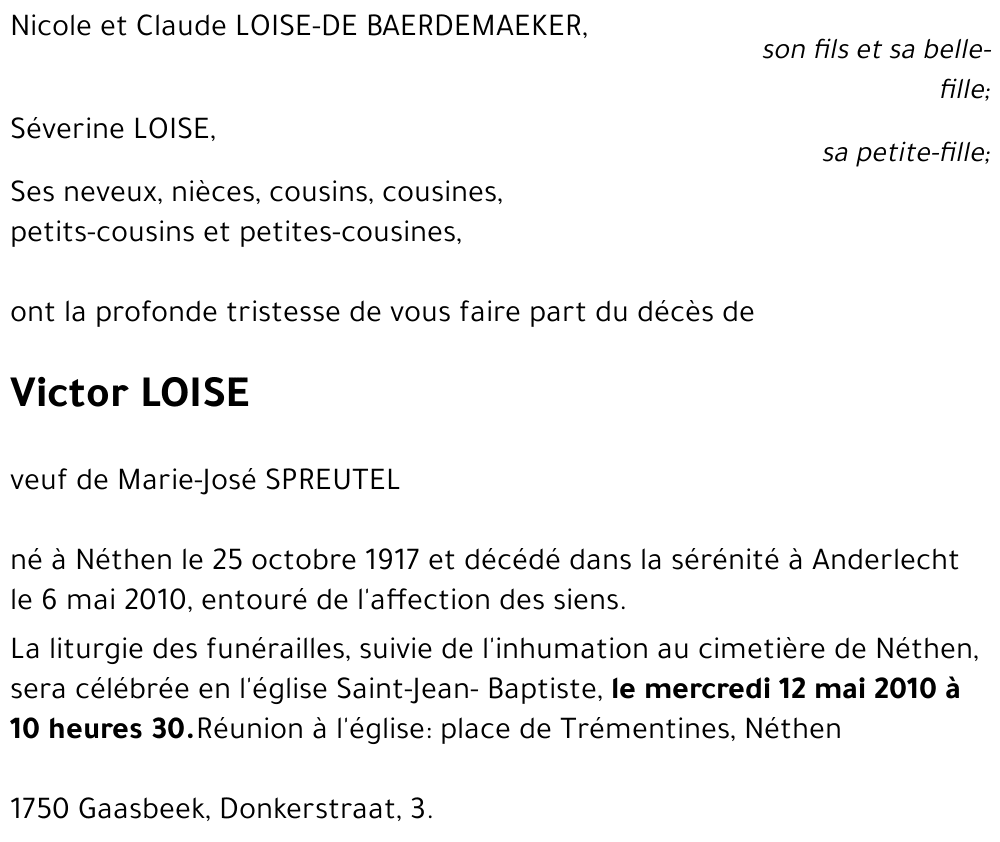 Victor LOISE