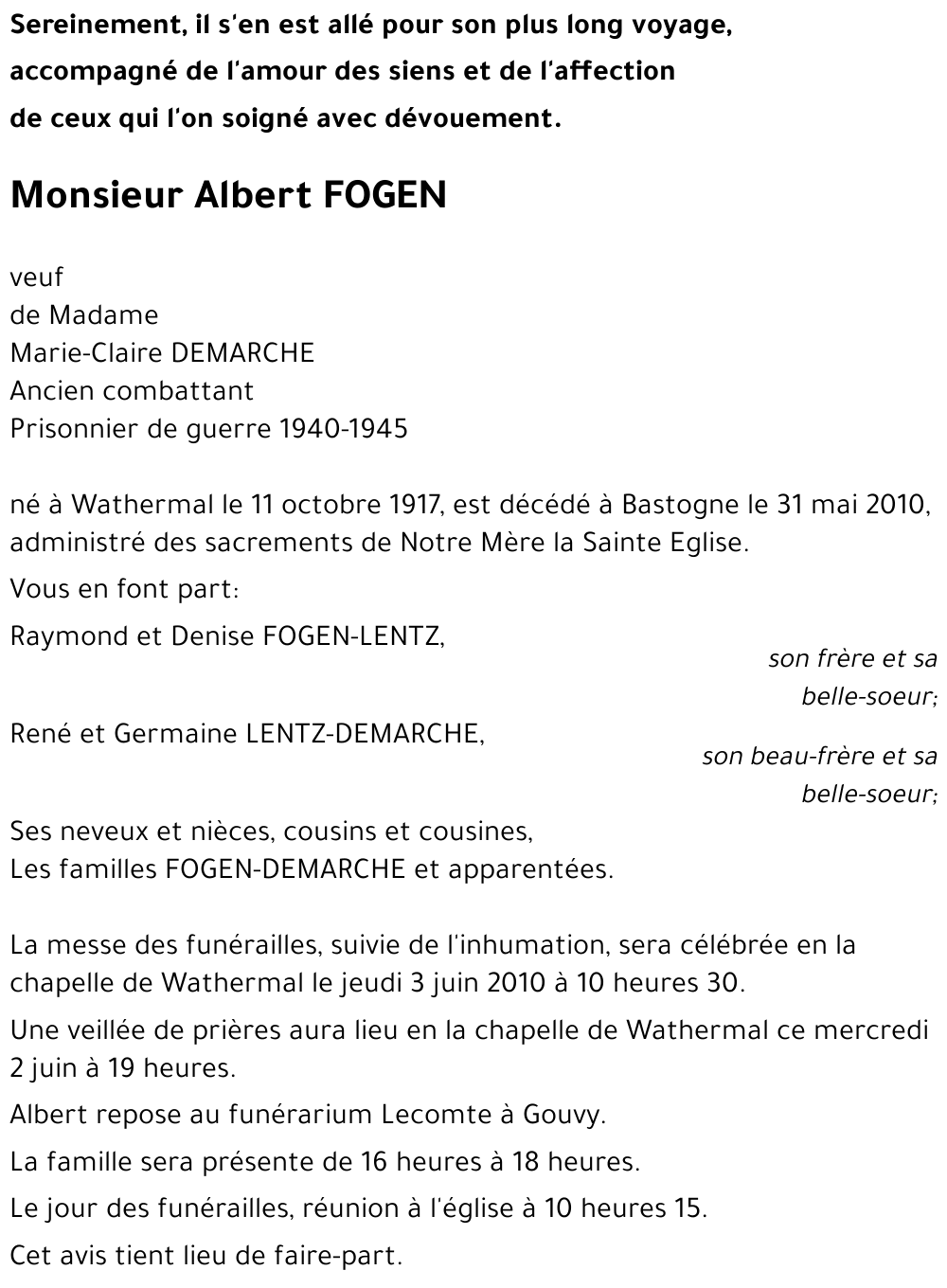 Albert FOGEN