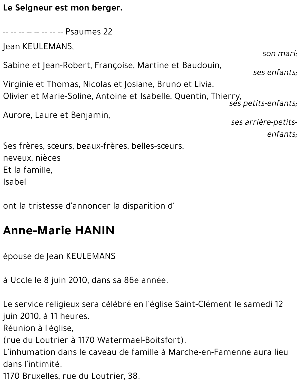 Anne-Marie HANIN