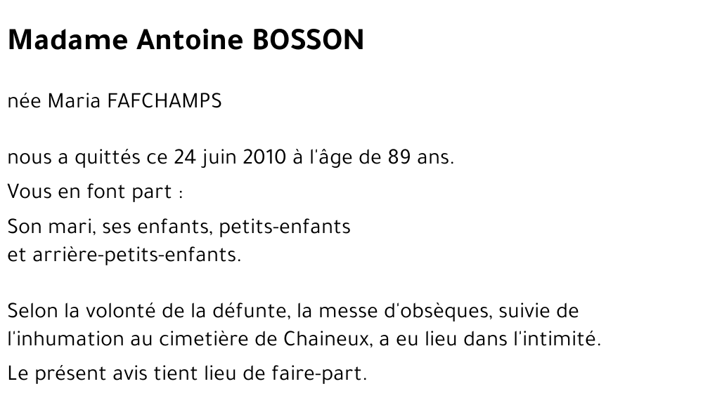 Antoine BOSSON
