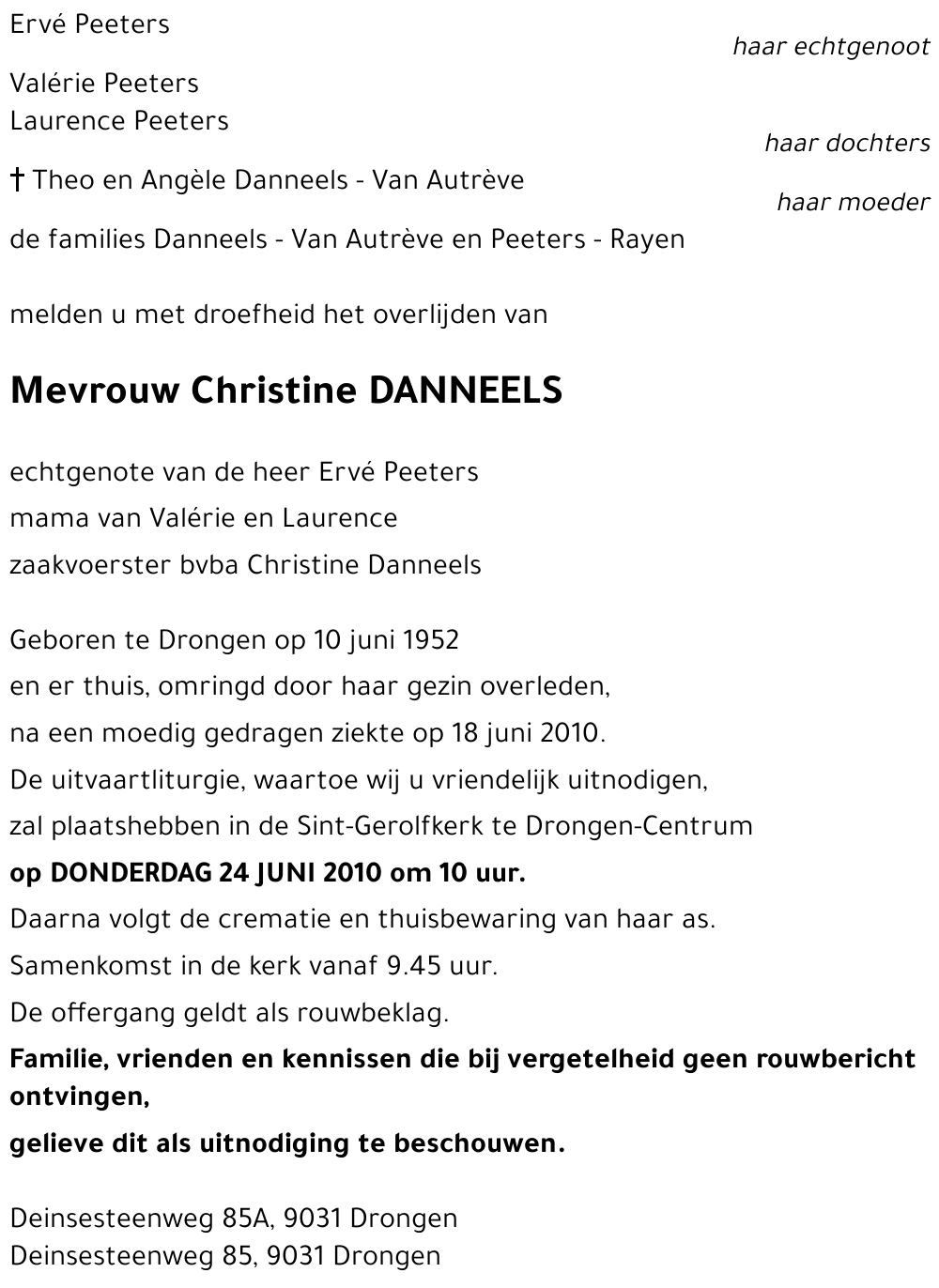 Christine DANNEELS