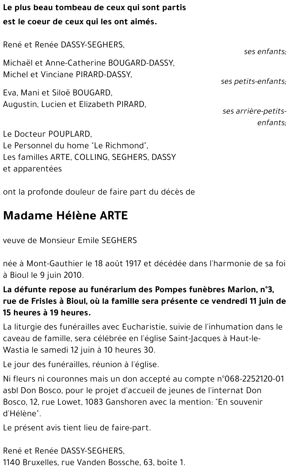 Hélène ARTE