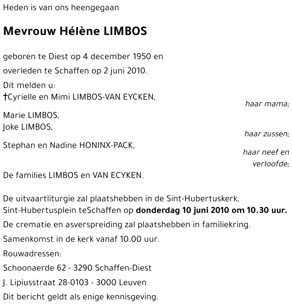 Hélène LIMBOS