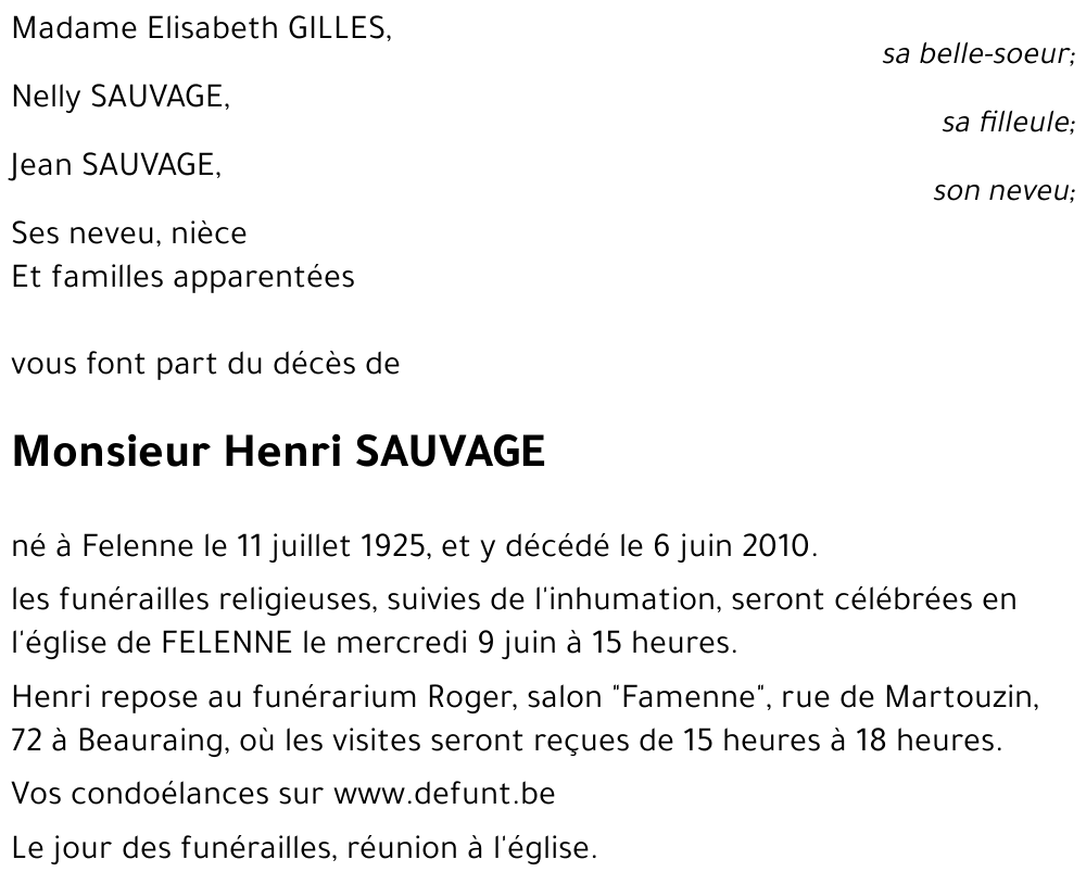 Henri SAUVAGE