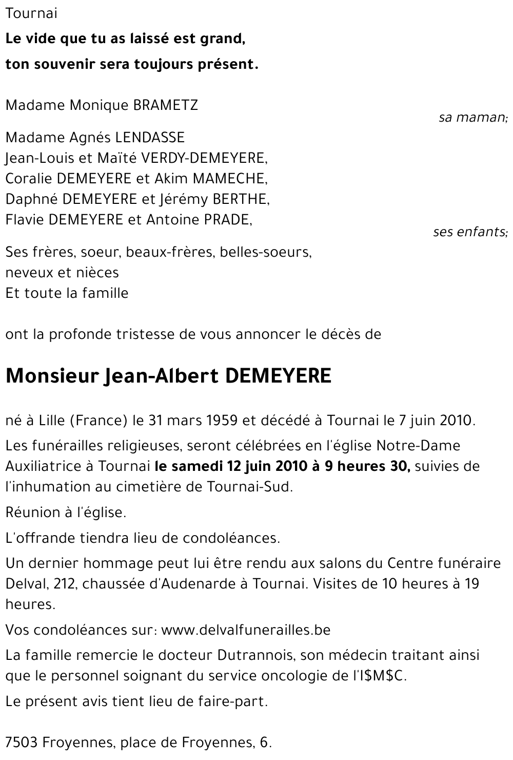 Jean-Albert DEMEYERE