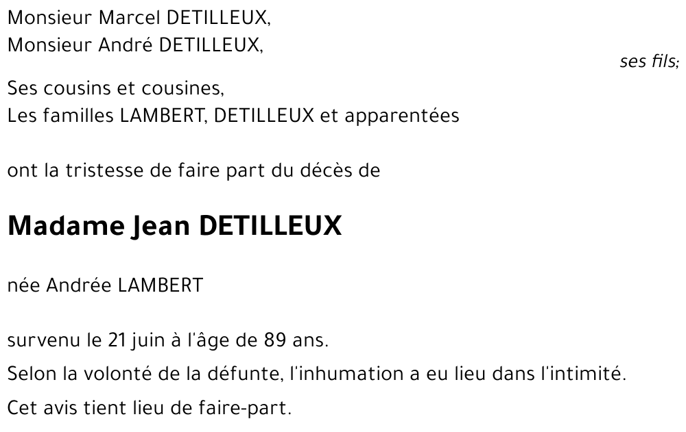 Jean DETILLEUX