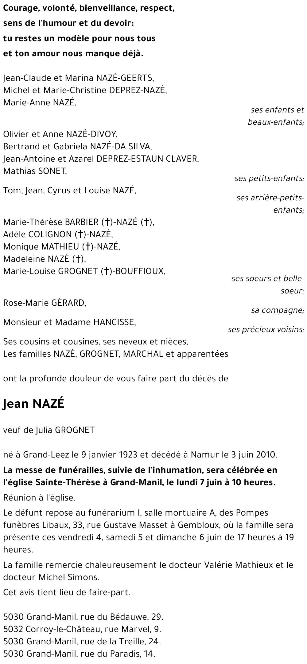 Jean NAZE
