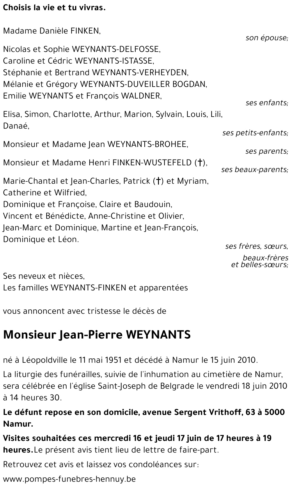 Jean-Pierre WEYNANTS