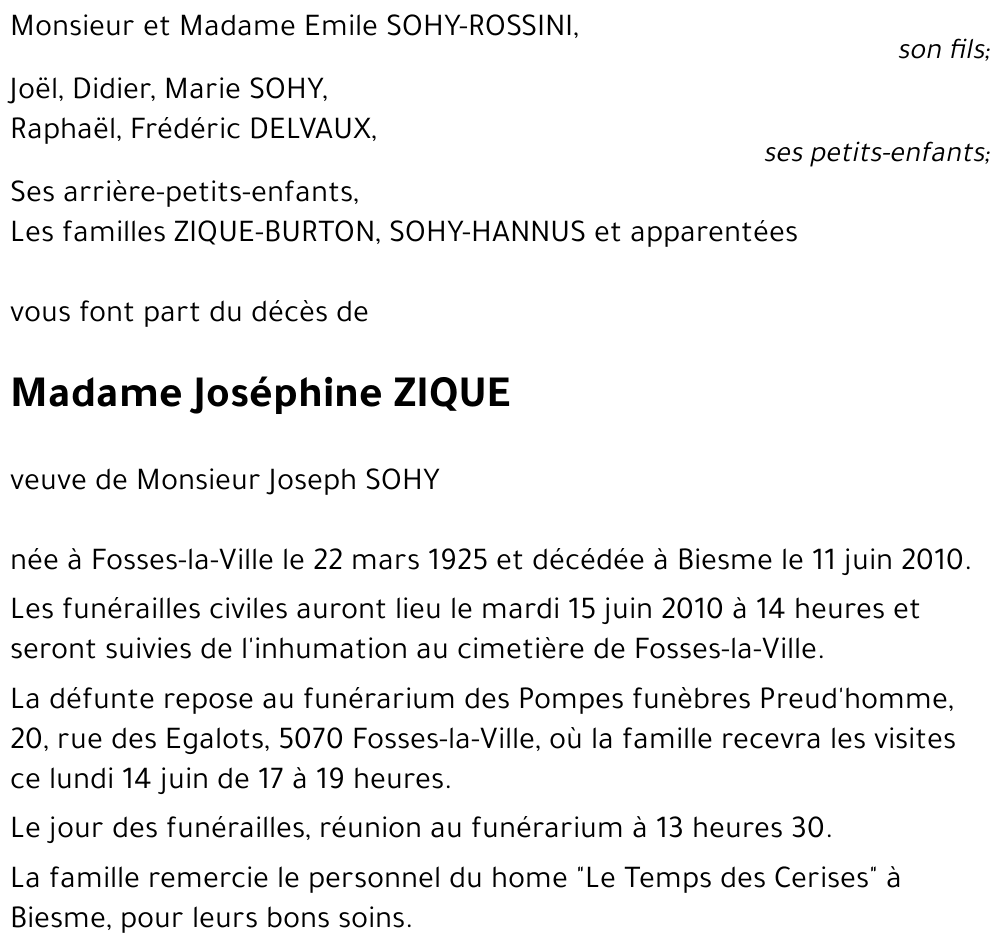 Joséphine ZIQUE